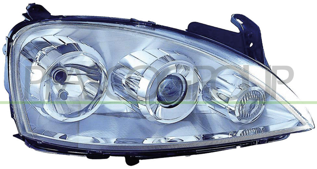 proiettore destro h7 h7 elettrico con motore versione zkw opel vauxhall corsa c 2003 2006 op0324903