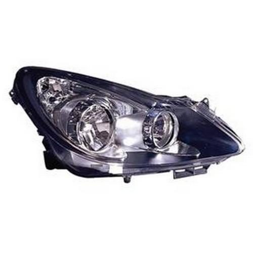 proiettore destro h7 h1 elettrico senza motore nero opel vauxhall corsa d 2006 2011 op0344913