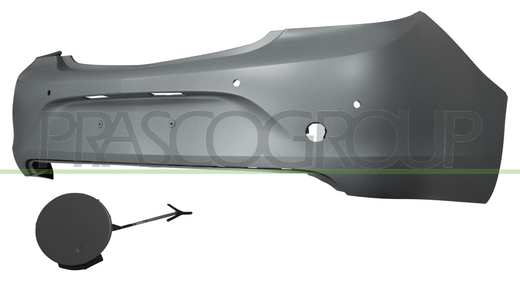 paraurti posteriore con primer con fori pdc supporti mod 4 porte opel vauxhall insignia 2014 2016 op0621061