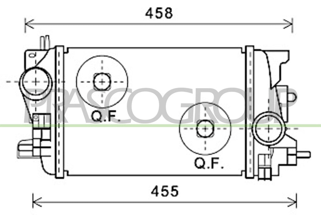 intercooler opel vauxhall meriva b 2010 2013 op354n001