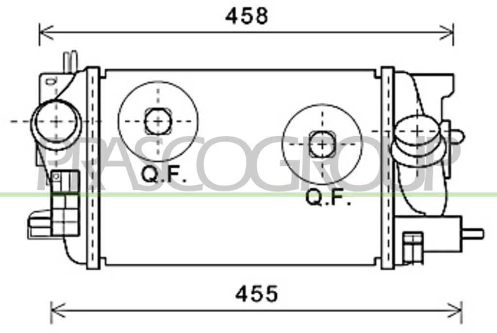 intercooler opel vauxhall meriva b 2010 2013 op354n002