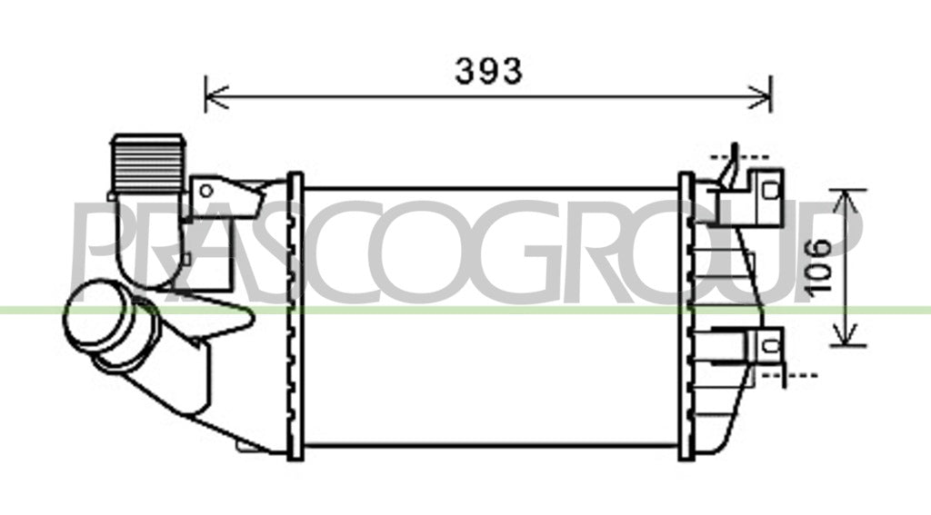 intercooler opel vauxhall astra h a04 2004 2006 op410n003
