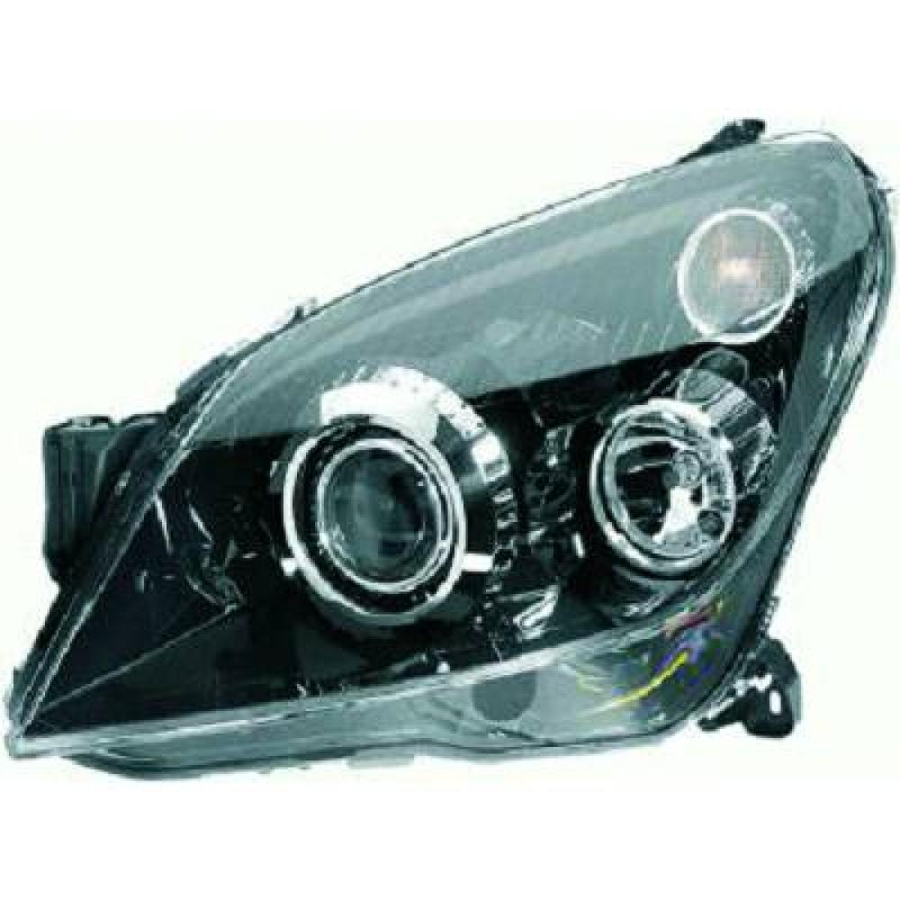 proiettore destro h1 h7 elettrico con motore nero opel vauxhall astra h 2007 2009 op4144915