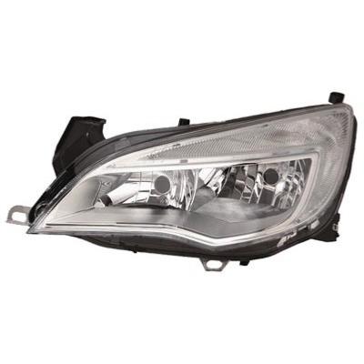 proiettore sinistro h7 h7 elettrico con motore cromato opel vauxhall astra j 2009 2011 op4164904