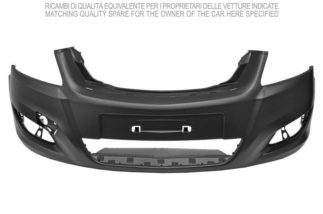 paraurti anteriore con primer con tracce pdc e lavafari opel vauxhall zafira b 2008 2011 op7191001