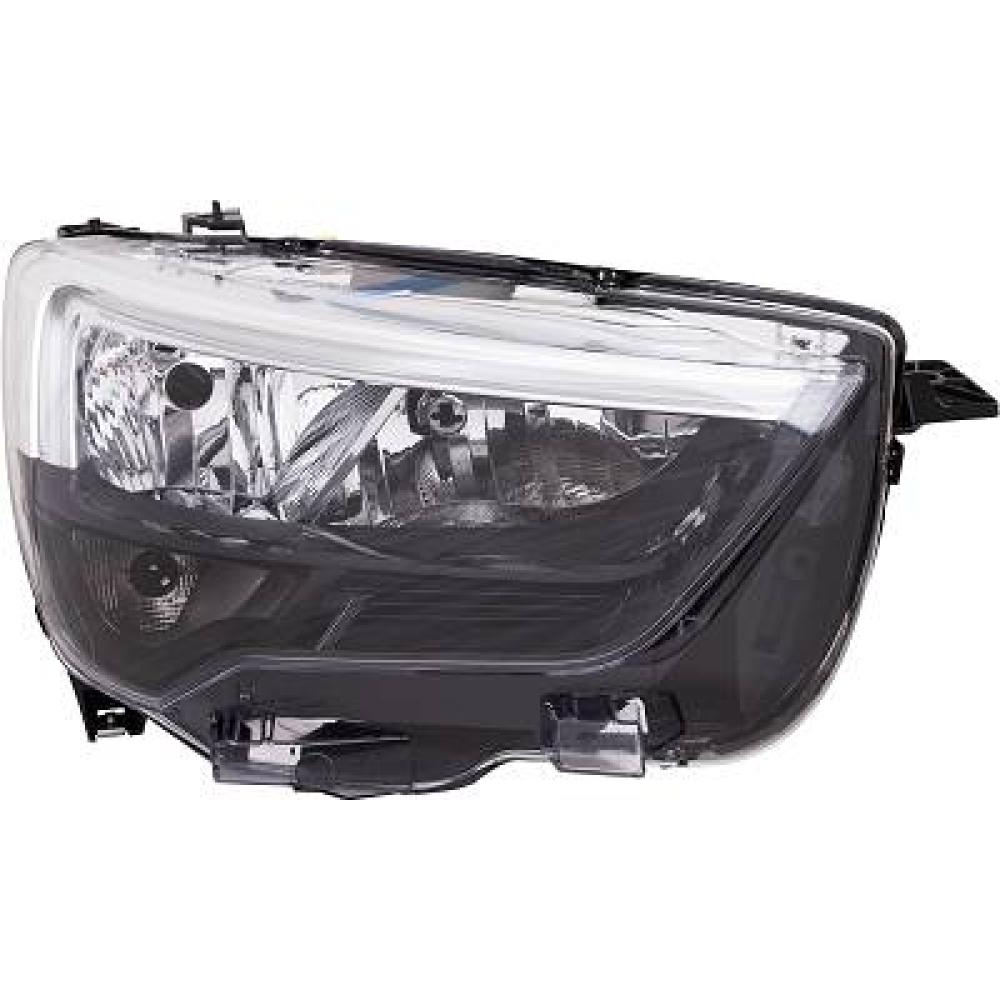 proiettore destro elettrico con motore con luce diurna led opel vauxhall combo e van 2018 2024 1634150880