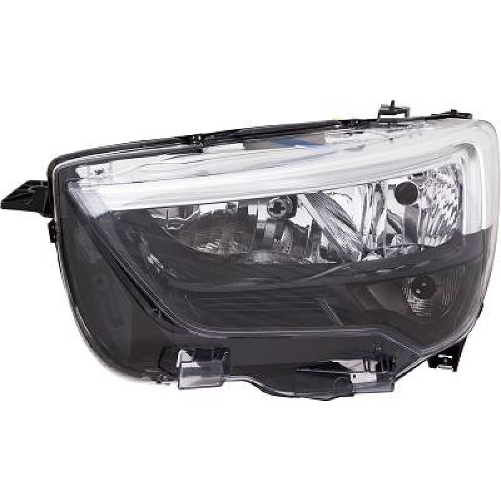 proiettore sinistro elettrico con motore con luce diurna led opel vauxhall combo e van 2018 2024 1634151380
