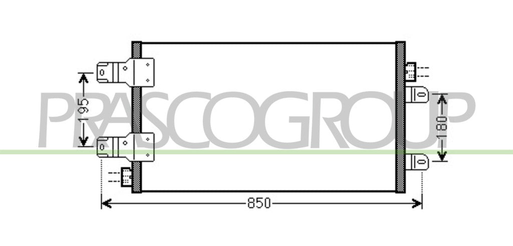 condensatore opel vauxhall movano 2010 2014 op954c002