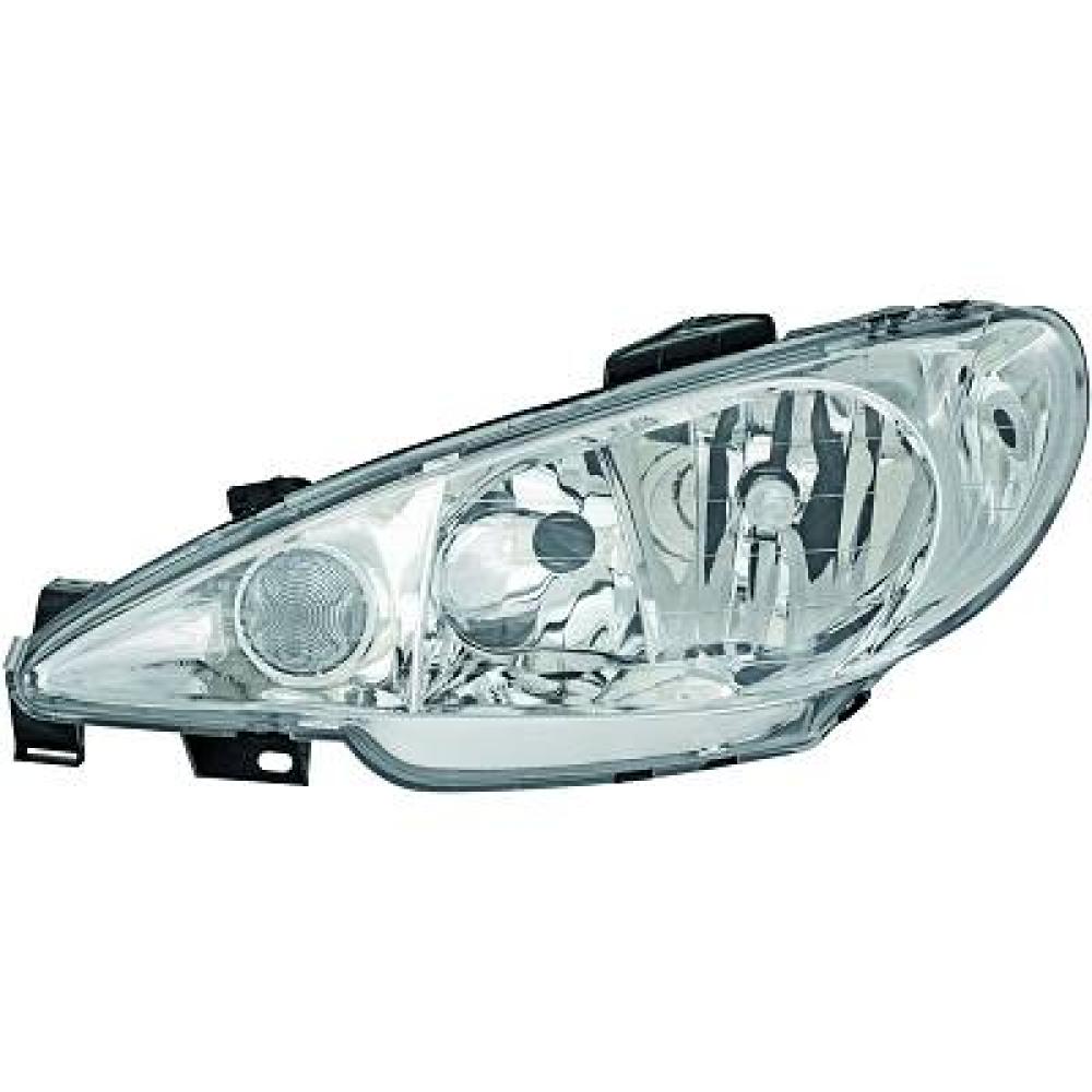 proiettore sinistro h7 h7 h7 elettrico senza motore peugeot 206 1998 2009 pg0094904