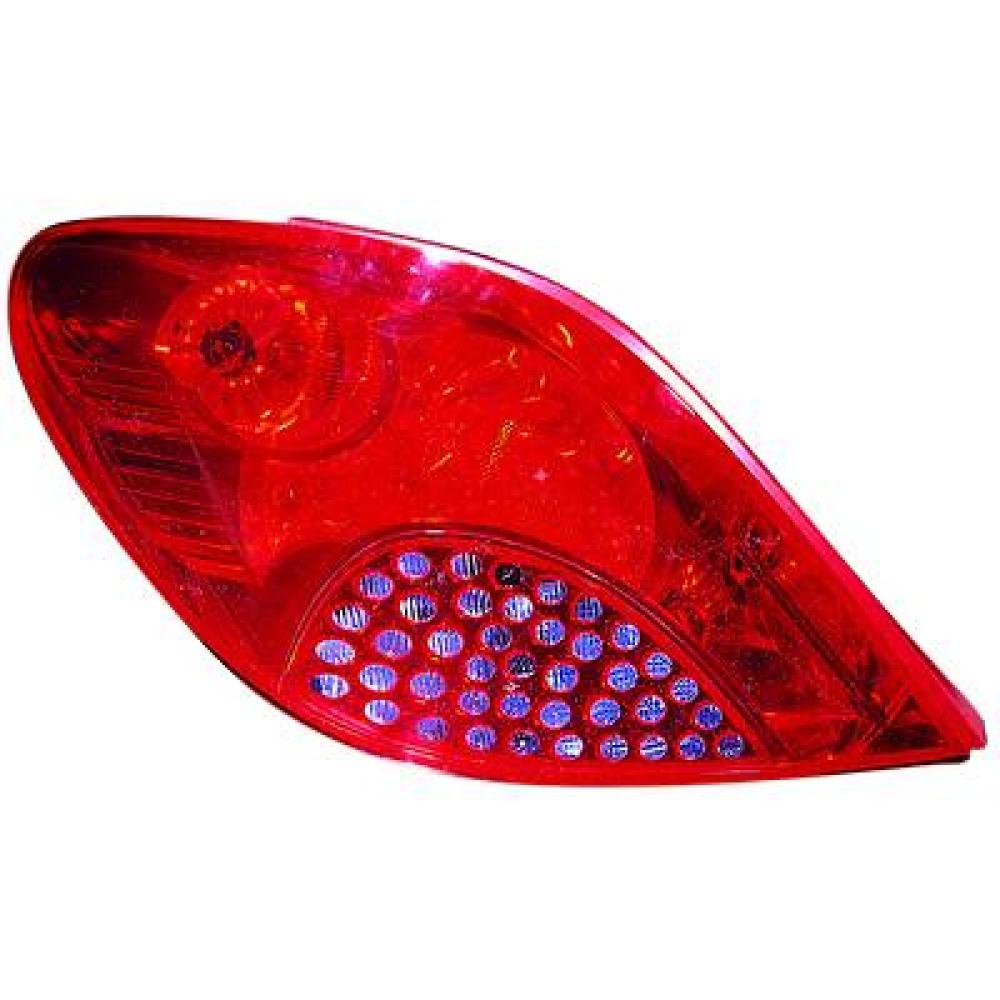 fanale posteriore destro senza portalampada rosso peugeot 207 2006 2009 pg3204153