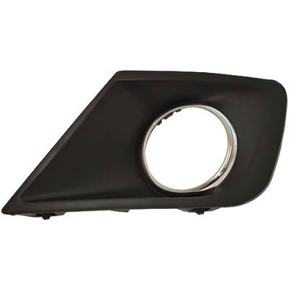 griglia sinistra paraurti anteriore nera con cornice cromata peugeot 207 2009 2012 pg3242134