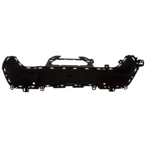 modanatura paraurti posteriore centrale nera lucida con fori pdc supporti peugeot 208 2019 2023 pg3301275