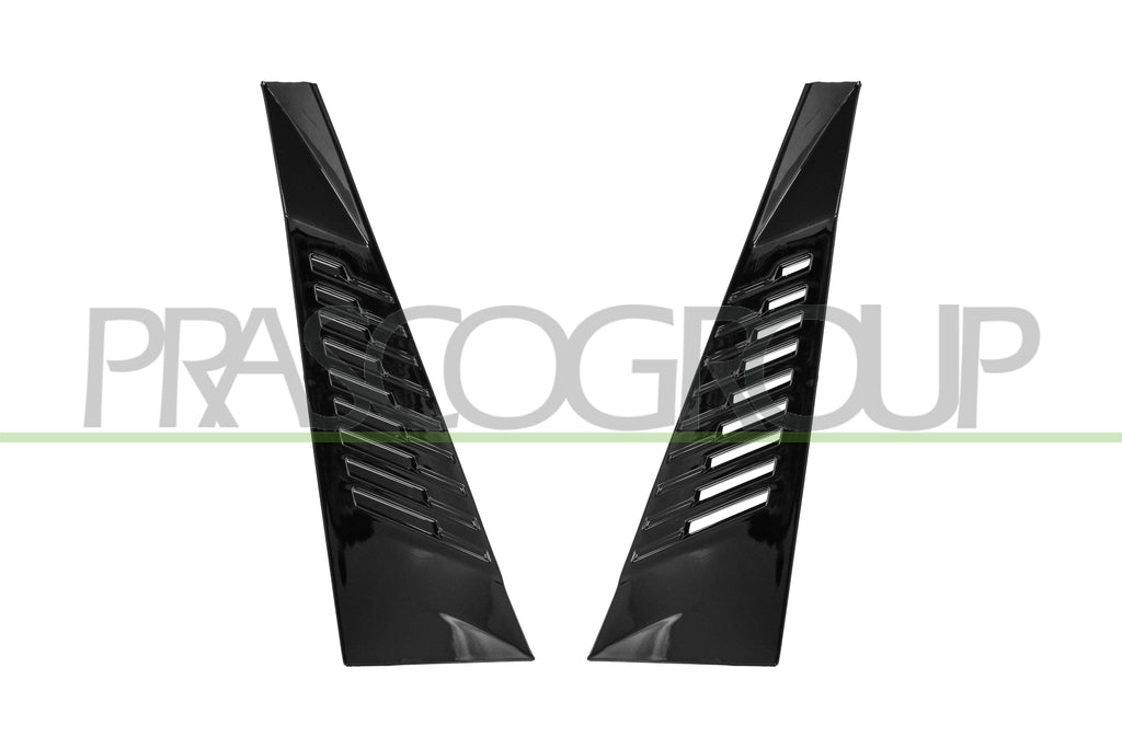 kit griglie paraurti anteriore nere lucide destra sinistra peugeot 208 2023 pg3322135