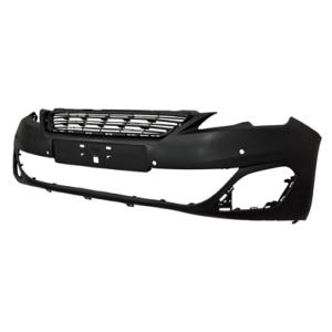 paraurti anteriore con primer con fori pdc supporti con tappo copri gancio con tracce park assist e lavafari con griglia radiatore mod allure peugeot 308 t9 2013 2017 pg4281001
