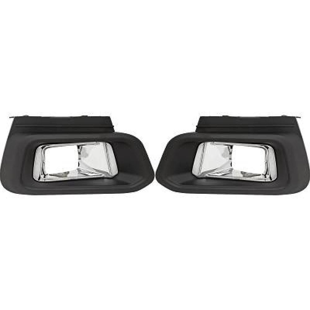 kit cornici fendinebbia destra sinistra nere goffrate con sede fendi con modanature cromate per proiettori led peugeot 308 t9 2017 2021 1627680180