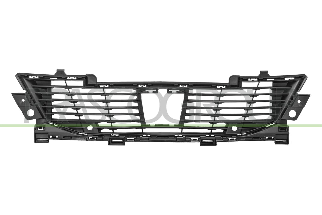 griglia centrale paraurti anteriore nera goffrata peugeot 2008 2019 2023 pg5042130