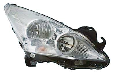 proiettore destro h7 h7 elettrico con motore con luce diurna peugeot 3008 2009 2013 pg5204913