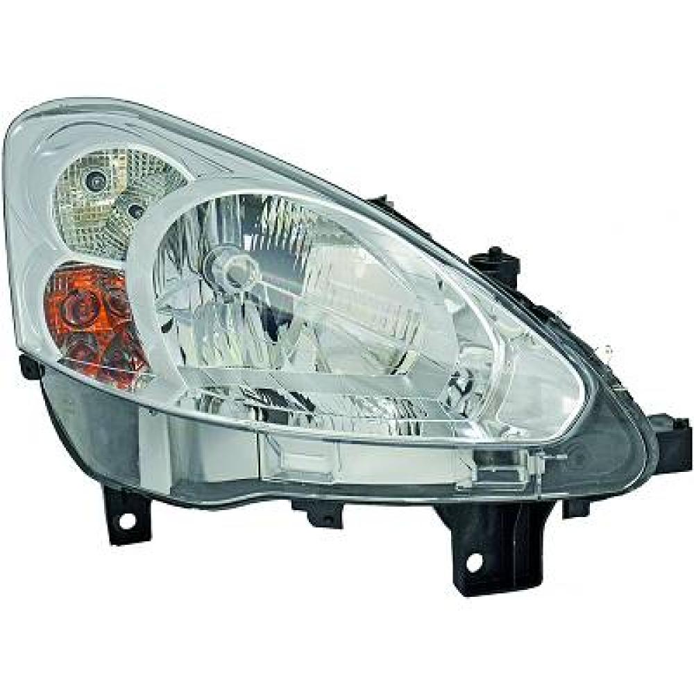 proiettore destro h4 elettrico con motore peugeot partner 2012 2015 pg9104805