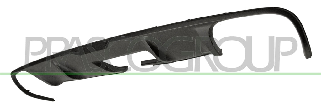 spoiler paraurti posteriore nero goffrato con sede gancio rimorchio porsche macan 95b 2014 2018 pr7501871