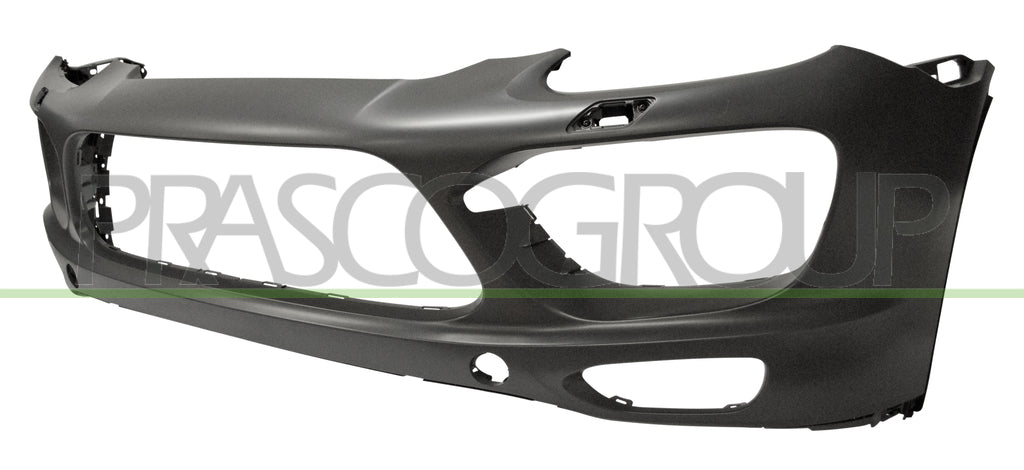 paraurti anteriore con primer con fori lavafari con tracce pdc mod gts porsche cayenne 92a 2011 2014 pr8241001