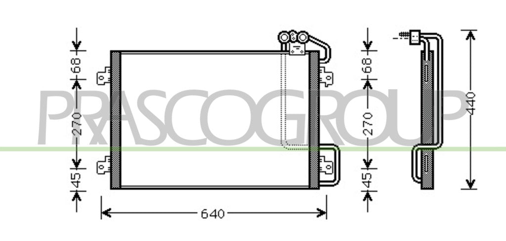 condensatore renault megane 1996 1999 rn026c002