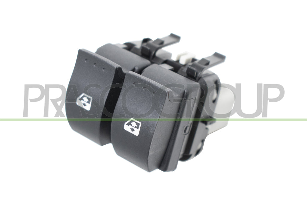 pulsantiera alzacristallo porta anteriore sinistra nera 2 interruttori connettore bianco 10 pins renault scenic 2003 2006 rn032ws04