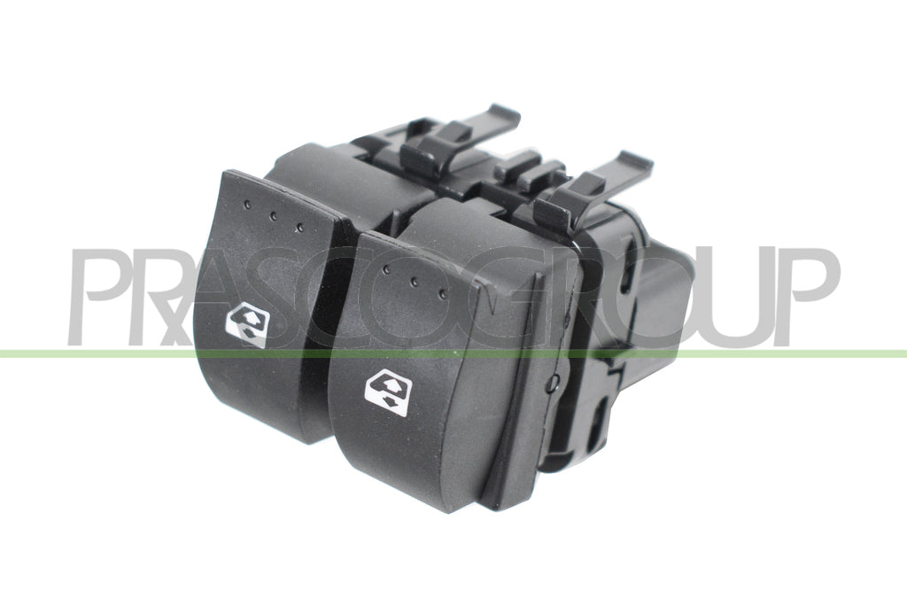 pulsantiera alzacristallo porta anteriore sinistra nera 2 interruttori 10 pins renault clio 1998 2001 rn322ws04
