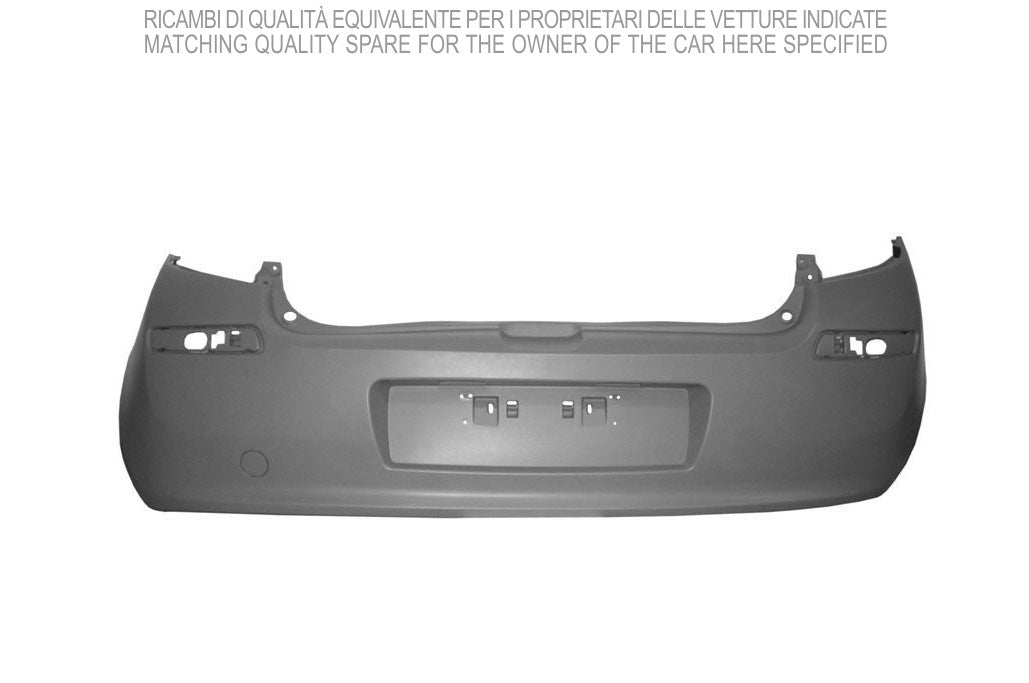 paraurti posteriore con primer renault clio 2005 2009 rn3251051