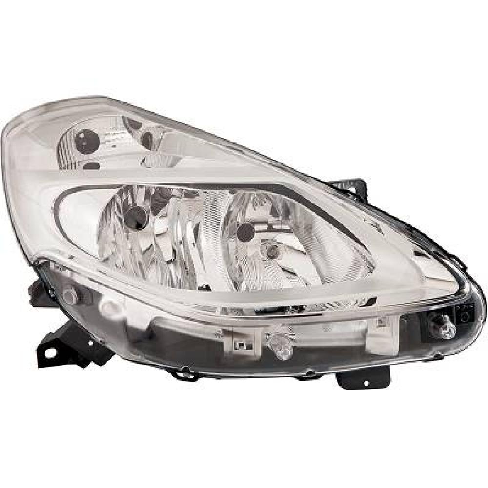 proiettore destro h7 h7 elettrico senza motore cromato renault clio 2009 2012 rn3274903