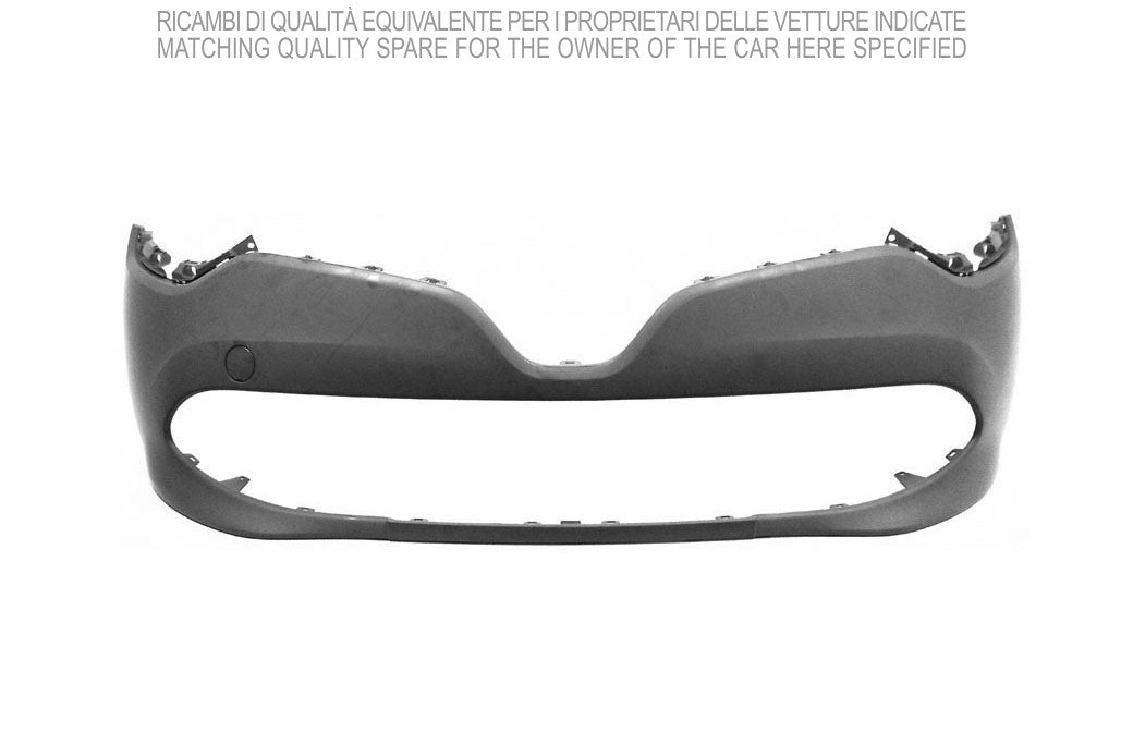 paraurti anteriore con primer con tappo copri gancio renault clio 2012 2016 rn3291001