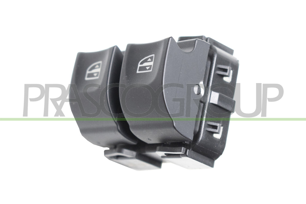 pulsantiera alzacristallo porta anteriore sinistra nera 2 interruttori con funzione antipizzicamento 7 pins renault zoe 2013 2019 rn329ws14