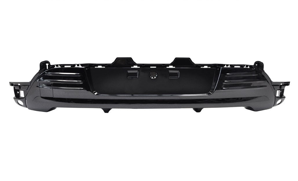 spoiler paraurti posteriore nero lucido con tappo copri gancio traino con scarico singolo a sinistra renault clio 2016 2019 rn3301861