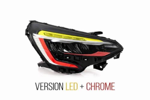 proiettore destro elettrico con motore con bordo cromato con centralina led renault clio 2019 rn3324915