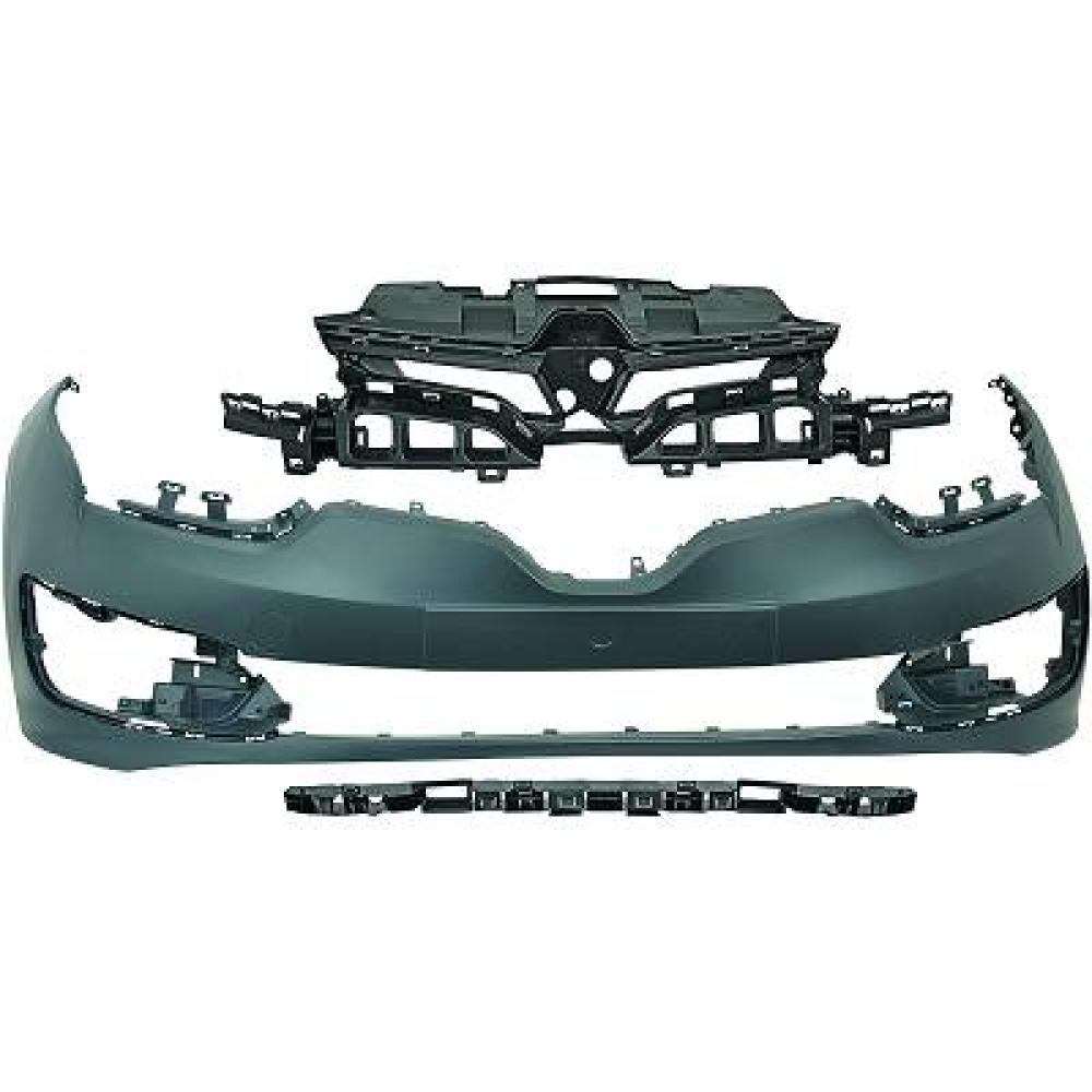 paraurti anteriore con primer con tappo copri gancio con tracce pdc e lavafari renault megane 2014 2016 rn4281001