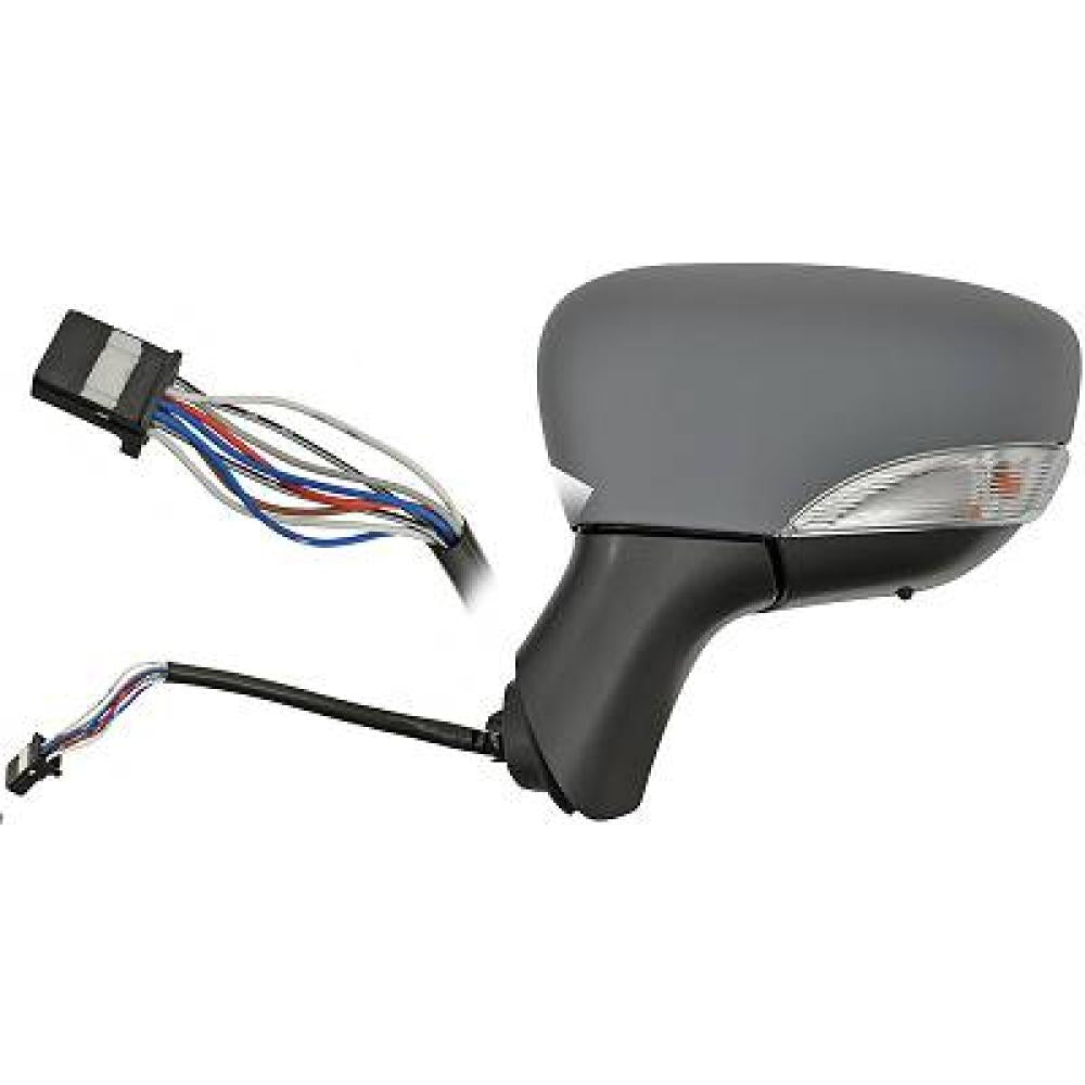 retrovisore sinistro elettrico con primer termico con fanale asferico 7 pins renault captur 2013 2017 963024221r