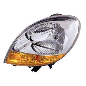 proiettore sinistro h4 elettrico cromato fanale arancio senza motore renault kangoo 2003 2007 rn9174814