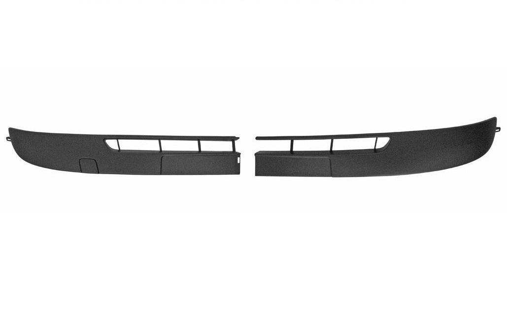 kit modanature paraurti anteriore nera goffrata destra sinistra con tappo gancio renault kangoo 2008 2012 rn9181243