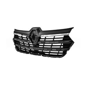 griglia radiatore nera goffrata con 2 modanature cromate e 3 nere lucide renault trafic x82 2021 rn9402001