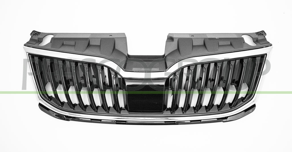 griglia radiatore nera lucida con modanatura cromata skoda octavia 2017 2020 sk0322010