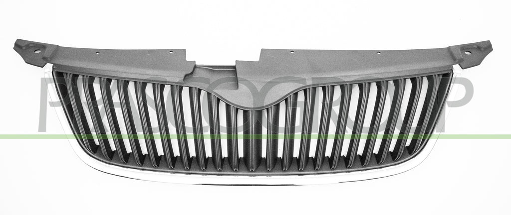 griglia radiatore nera con cornice cromata skoda yeti 5l 2010 2013 sk7102000