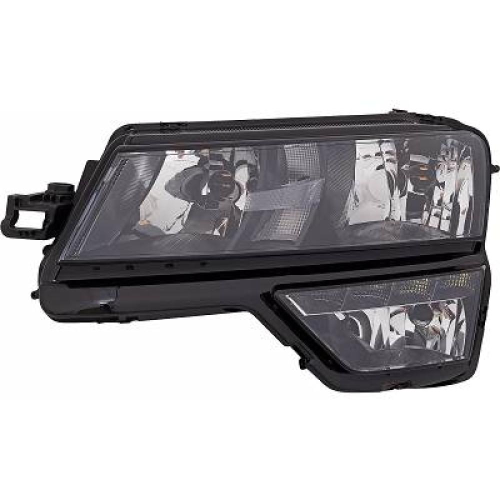 proiettore sinistro h7 h7 elettrico con motore con luce diurna con fendinebbia led versione varroc skoda karoq 2017 2021 57b941015a