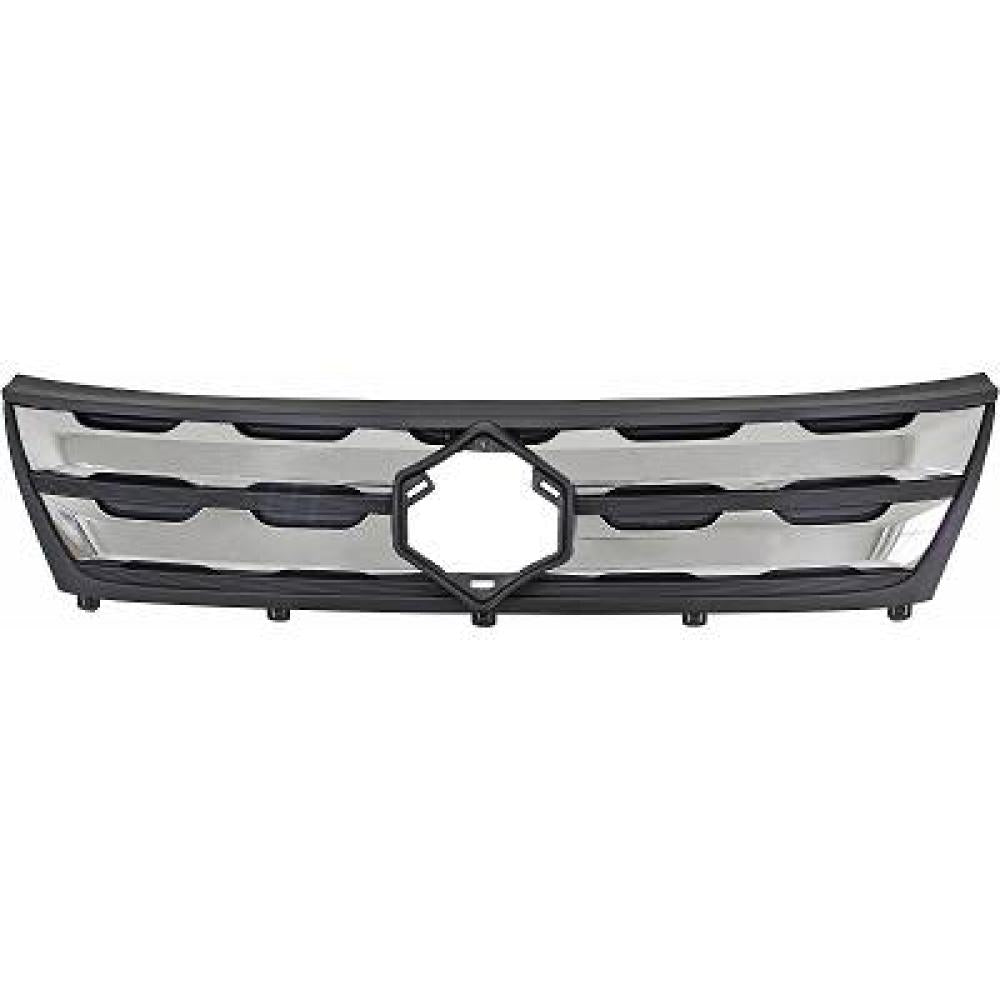 griglia radiatore nera con modanatura cromata mod glx suzuki vitara 2015 2020 7211054p20c48