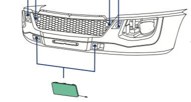 Tappo Inferiore SX Paraurti Anteriore Iveco Daily 2014 - 5801603636 - Specialista Daily