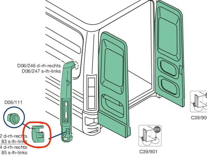 Cantonale Paraurti Posteriore SX Iveco Daily - 500326835 - Specialista Daily