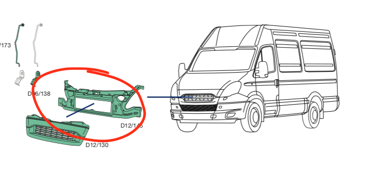 Frontale Anteriore Iveco Daily - 5801338103 - Specialista Daily