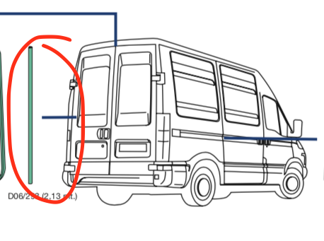 Guarnizione Porta Posteriore Iveco Daily Furgonato - 5801739730 - Specialista Daily