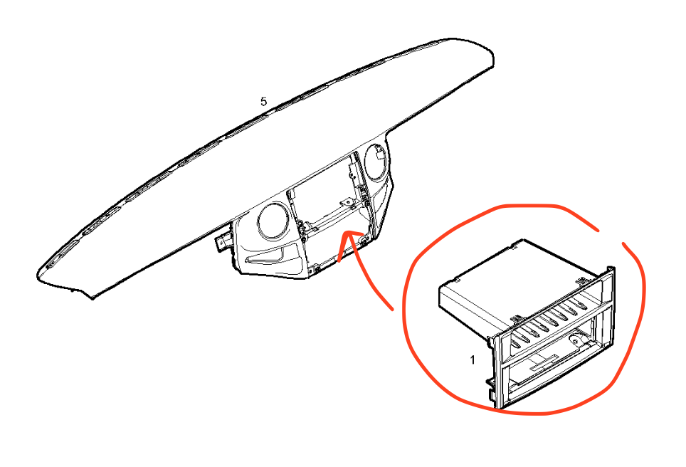 Contenitore Centrale Cruscotto Iveco Daily - 3802527