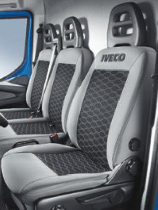 LINEA PREMIUM SILVER Tessuto Techno Silk personalizzato con logo IVECO. Fodera AUTISTA standard - 500050892 - Specialista Daily