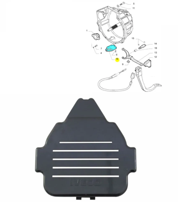 Coperchio inferiore campana Cambio Iveco Daily - 98441226 - Specialista Daily