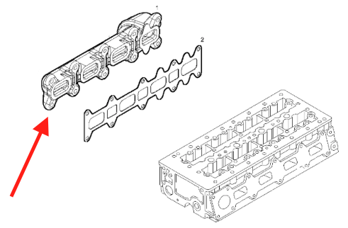 Collettore scarico Iveco Daily - 504120178 - Specialista Daily
